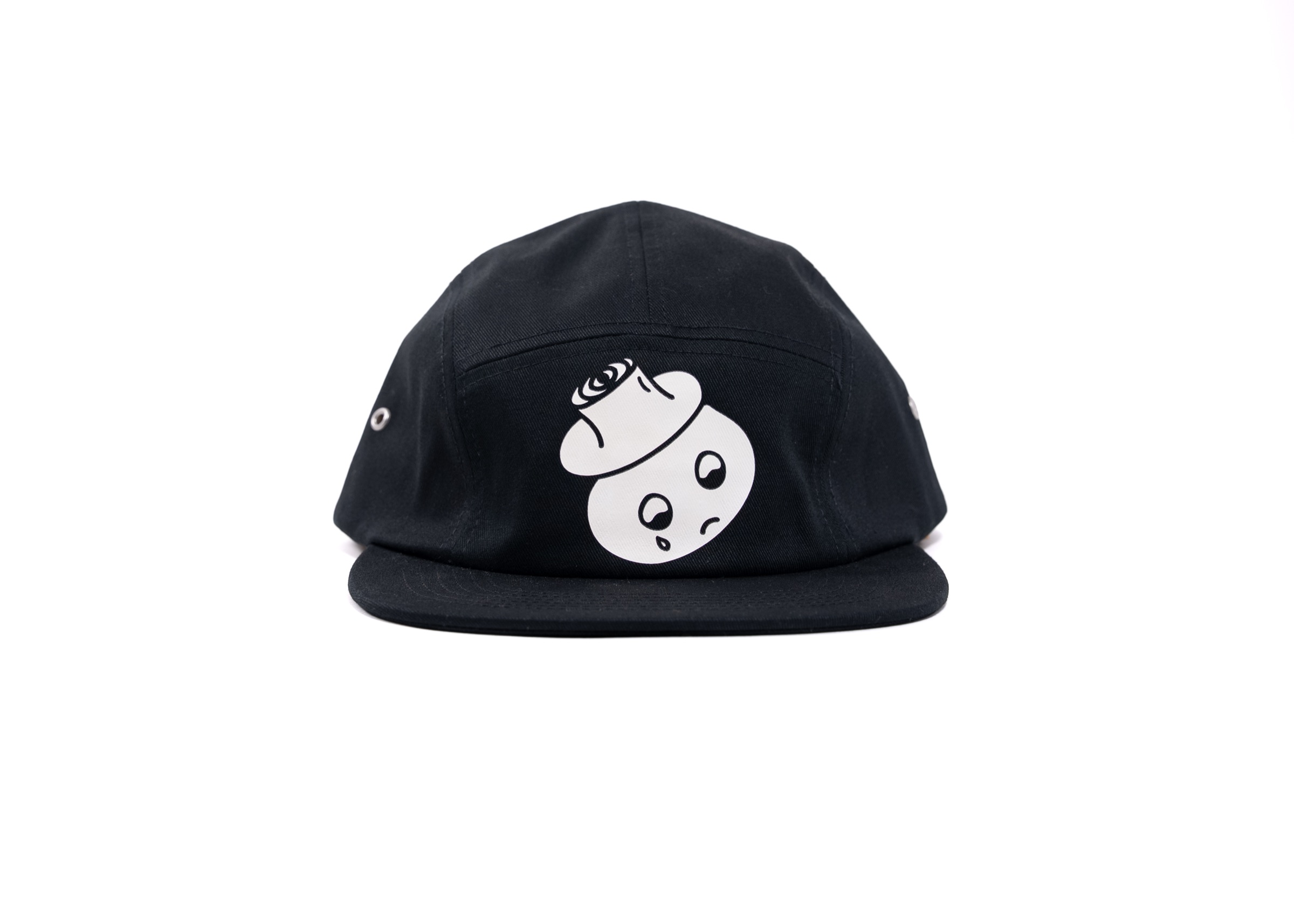 A black Boys Don't Cry five-panel cap